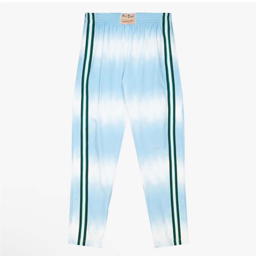 NWT Mitchell & Ness x Fred Segal Blue Tie-Dye Tear Away Pants Size Large Men’s